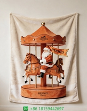 Hermes Throw Blankets